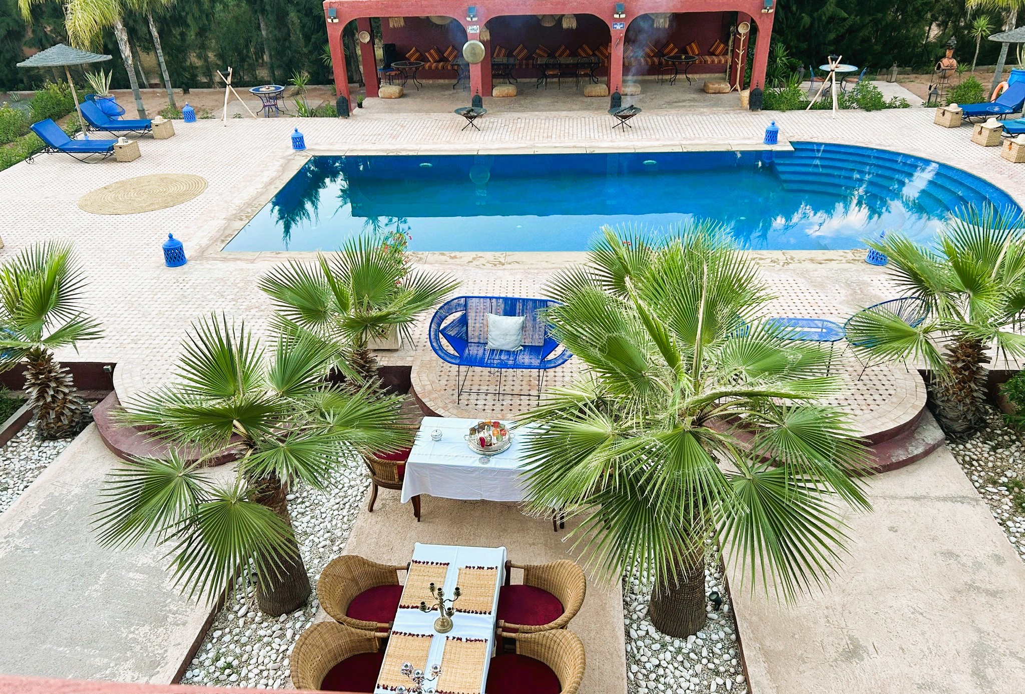 Riad Ines Marrakech - Coucher de soleil Atlas
